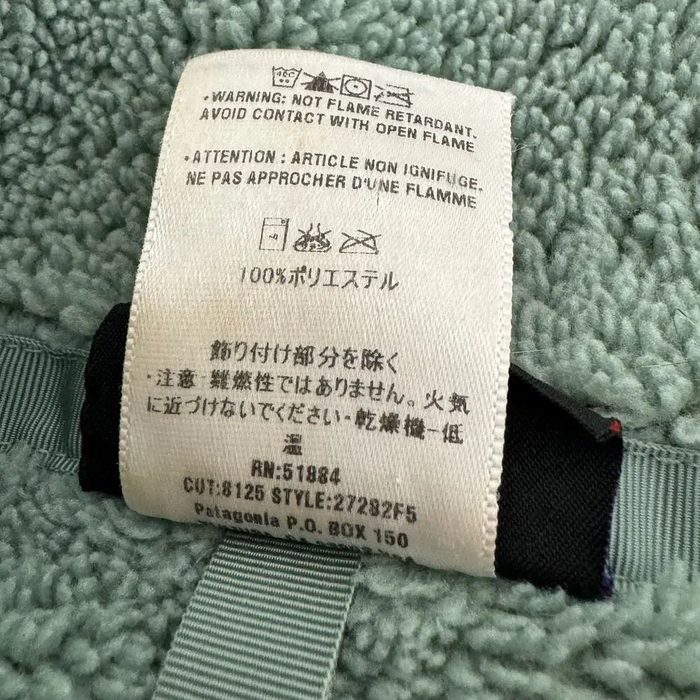 Patagonia Synchilla green‎ zip jacket